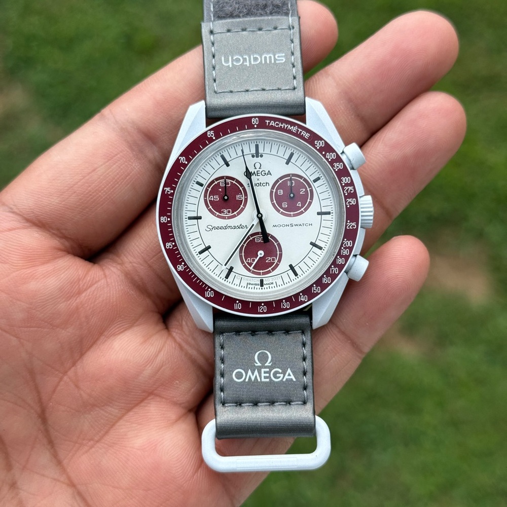 Swatch x Omega Bioceramic Moonswatch Mission to Pluto Watch
